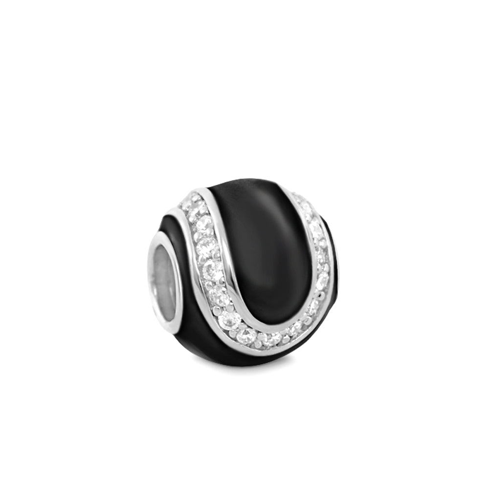 Gabriella Beads Pave Ball for Charms Bracelet