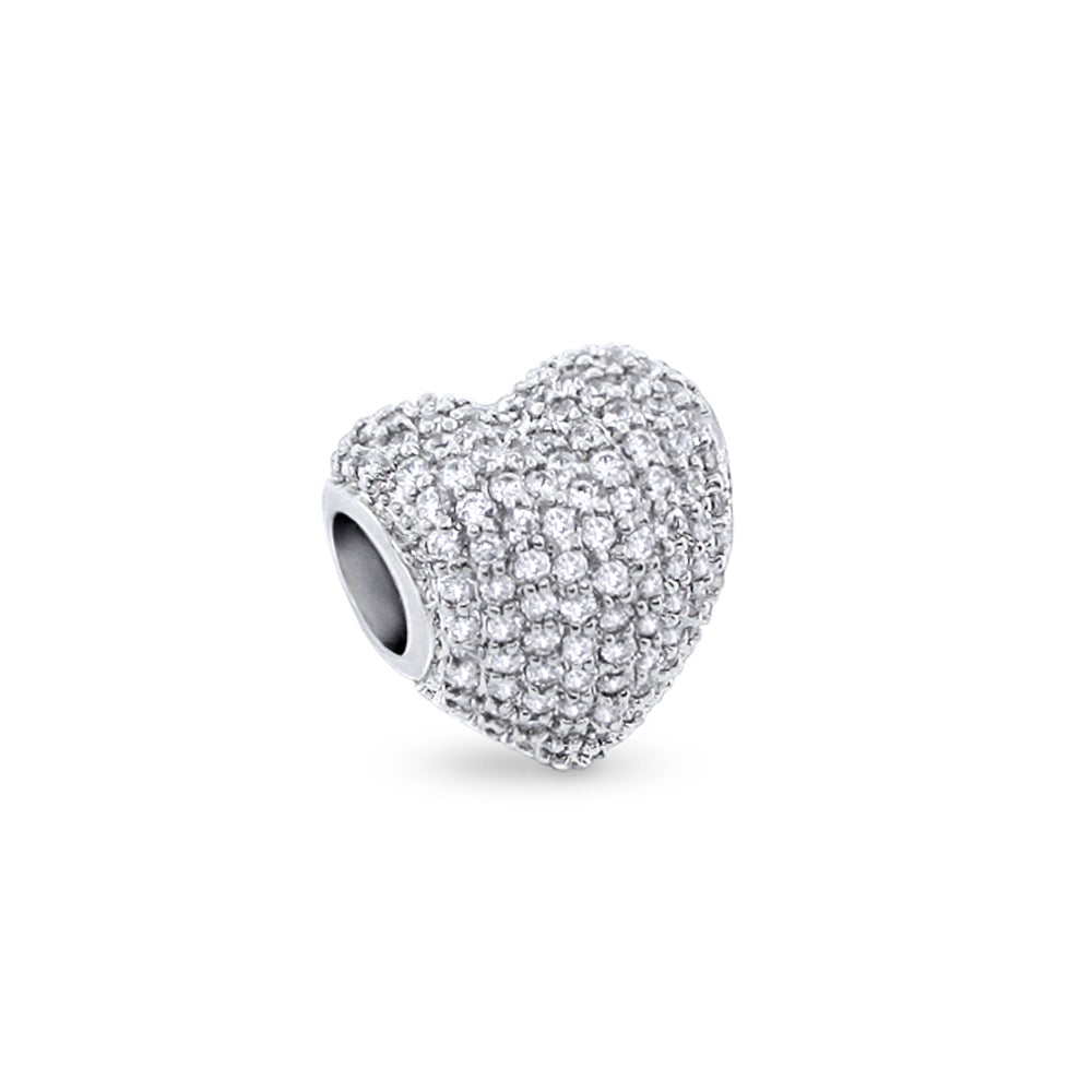 Gabriella Beads Pave Heart