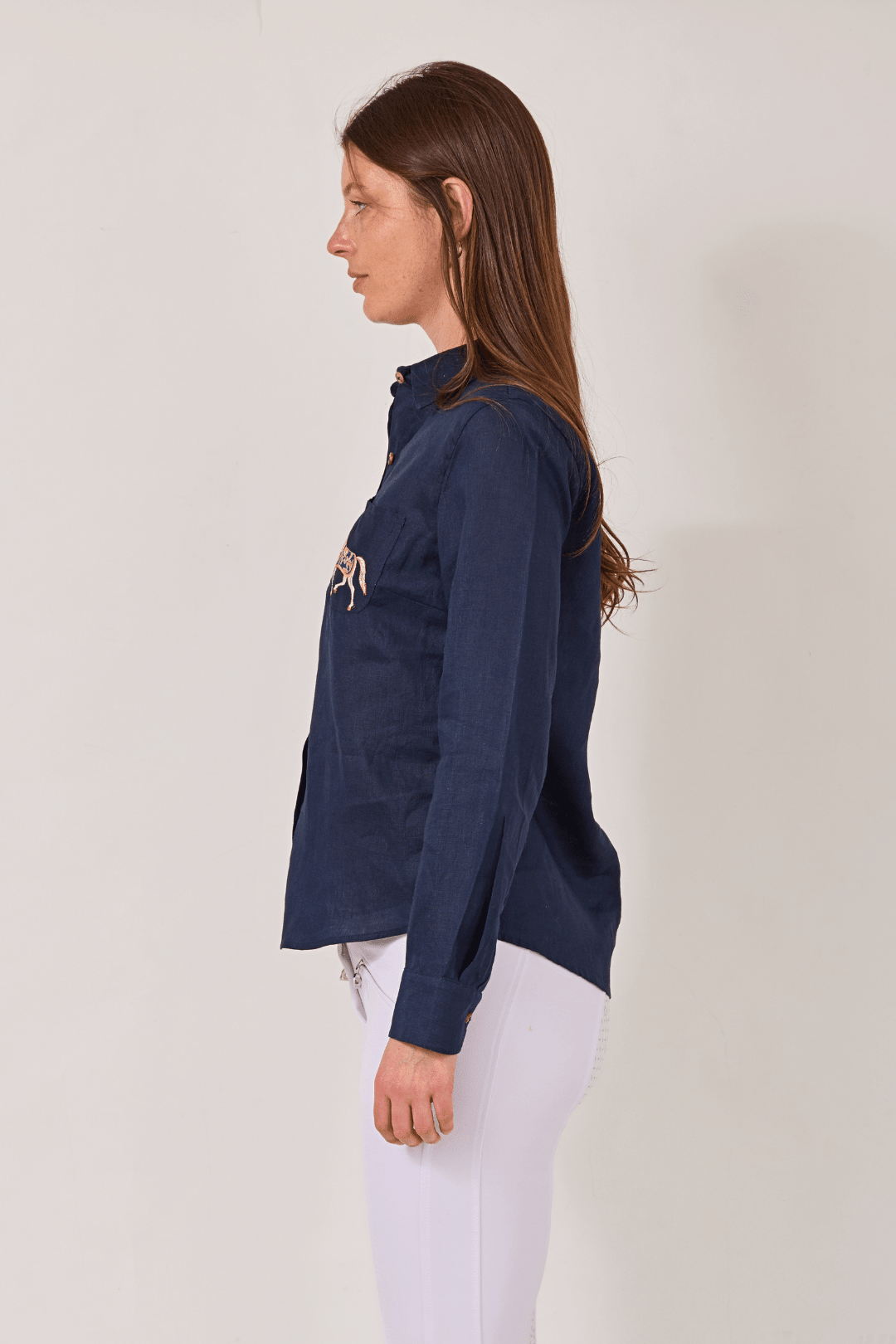 Campera Embroidered Linen Shirt