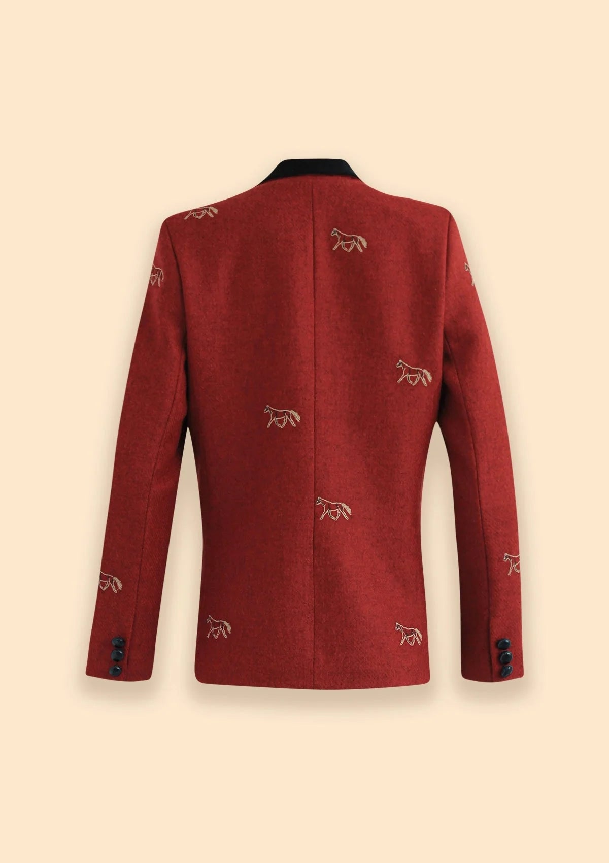 Cavaletti Blazer | Embroidered Italian Wool