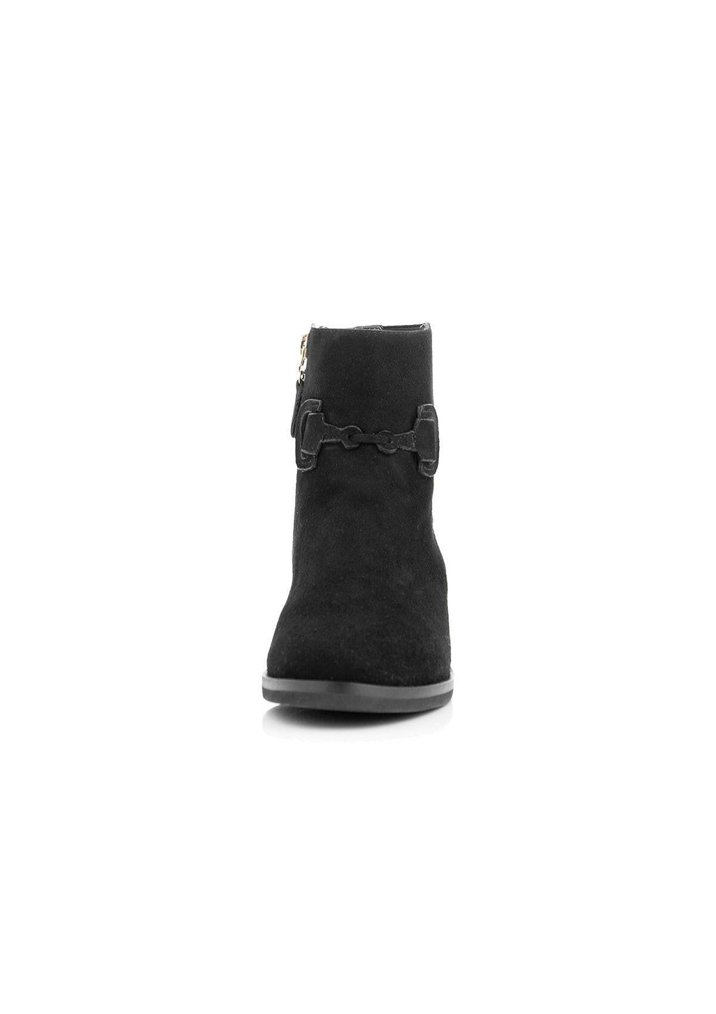 Cavalia Flat Ankle Boots | Suede | Black
