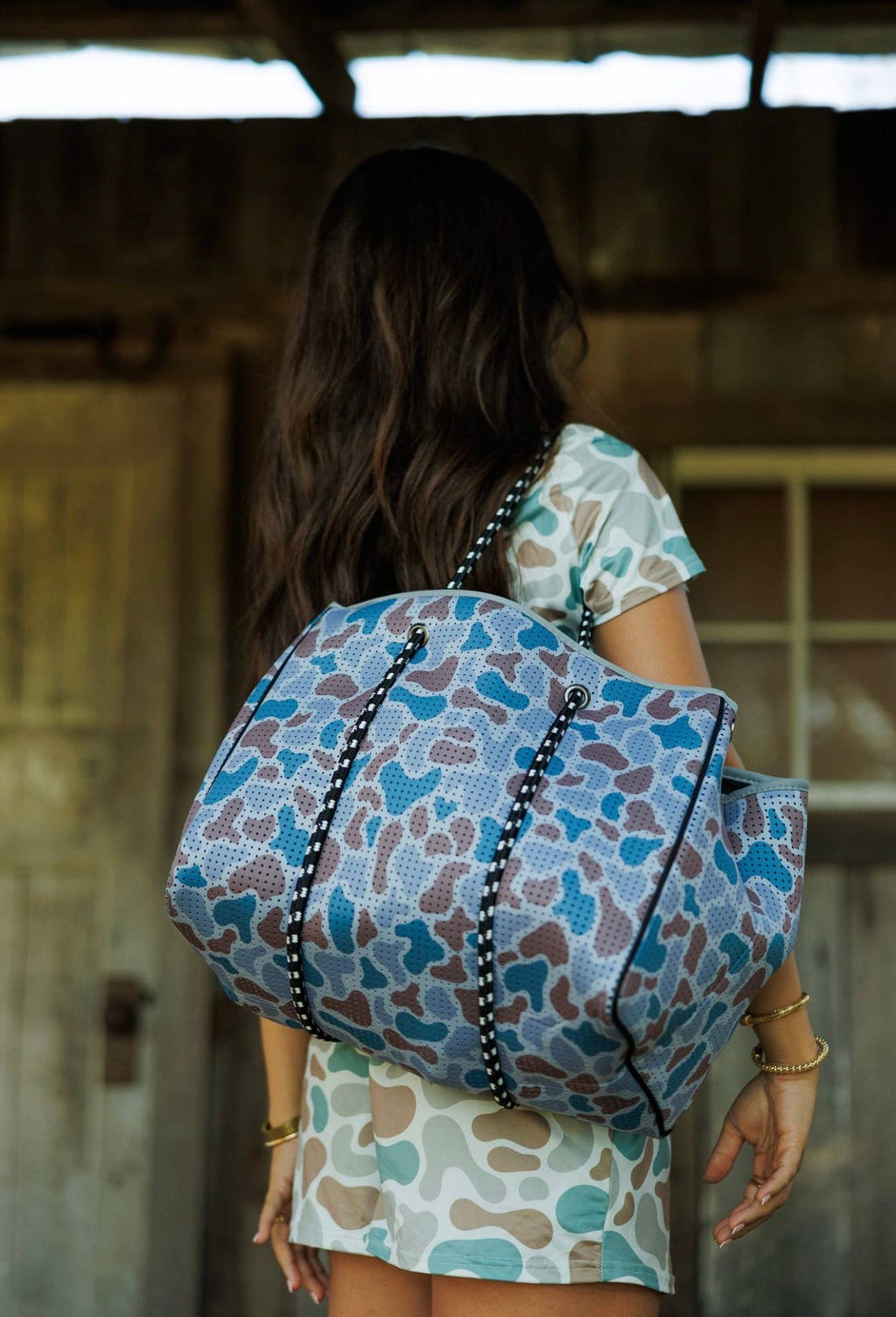 Camo Large Tote | Everyday Carryall Bag