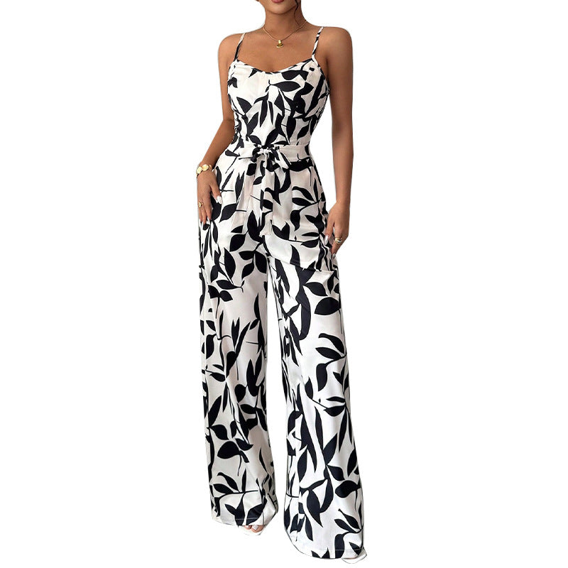 Summer Patterned Women’s Classic Jumpsuit