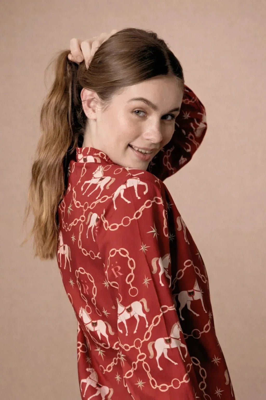 Celeste | Hair Scrunchie | Magical Horse Print