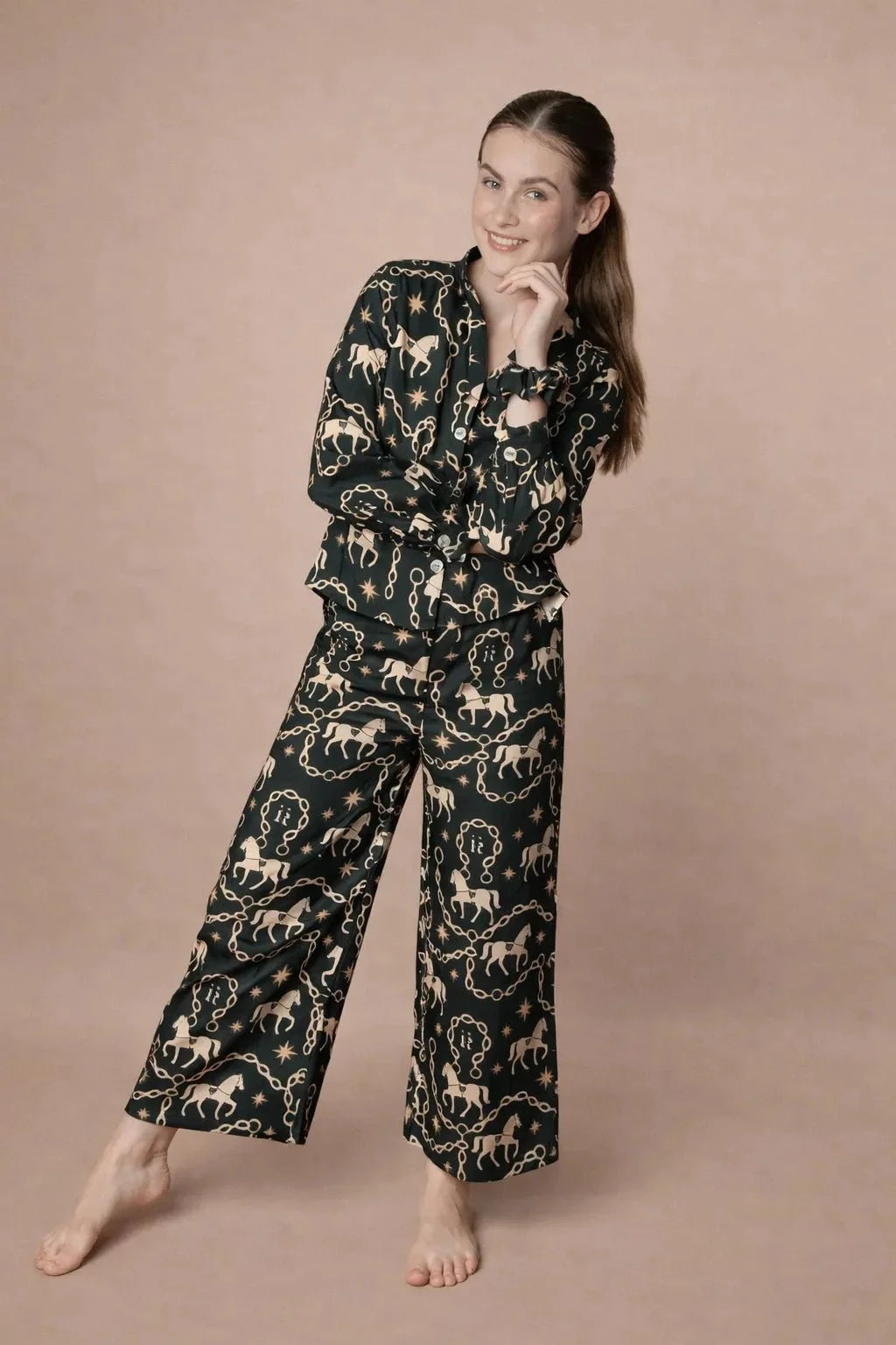 Celeste | Hair Scrunchie | Magical Horse Print