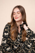 Celeste | Hair Scrunchie | Magical Horse Print