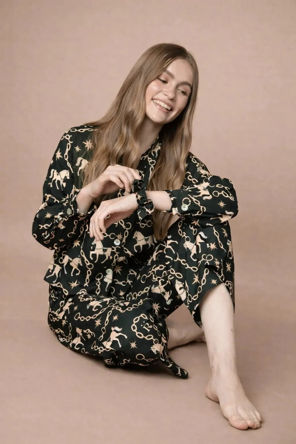 Celeste | Hair Scrunchie | Magical Horse Print