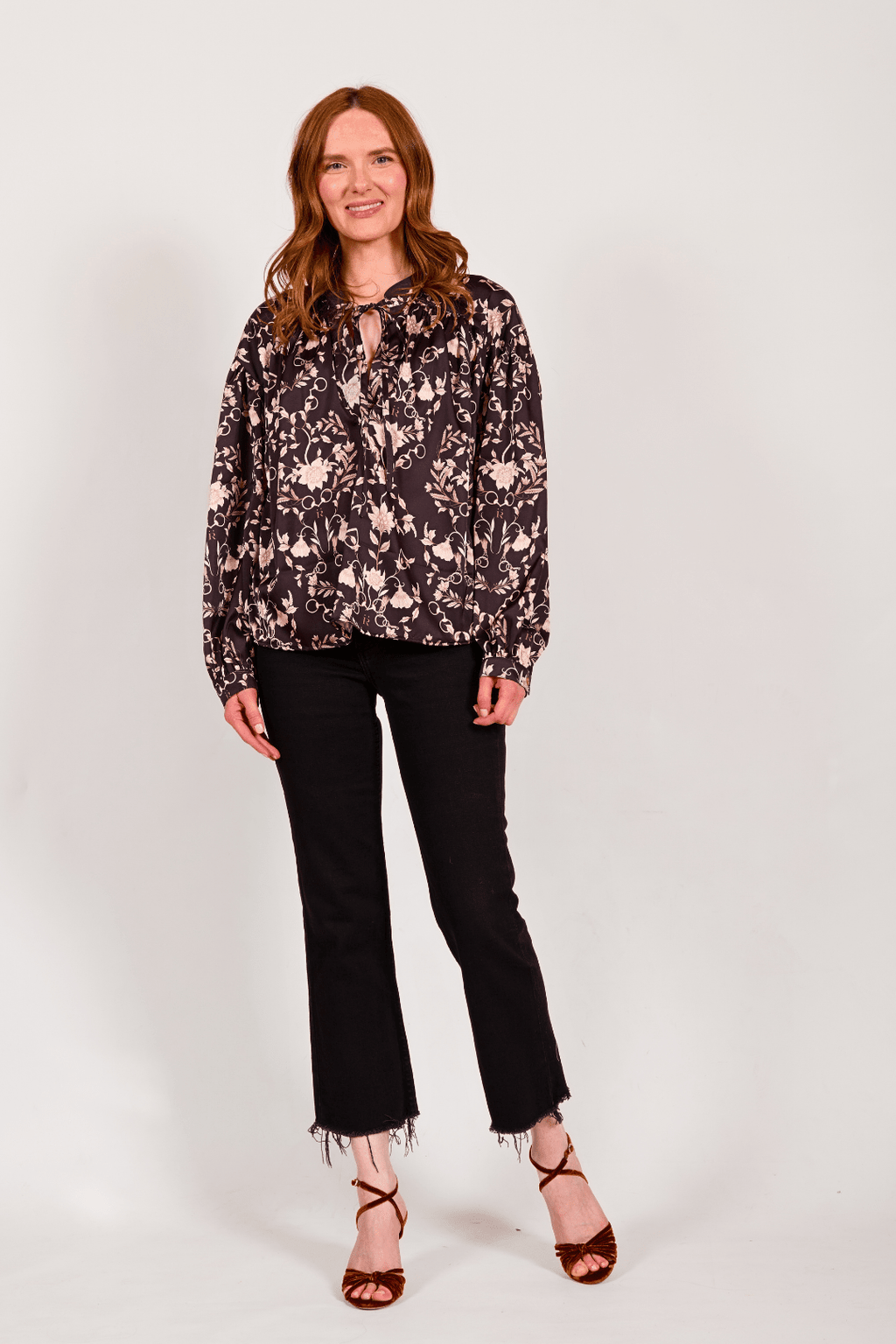 Chantilly Sateen Blouse