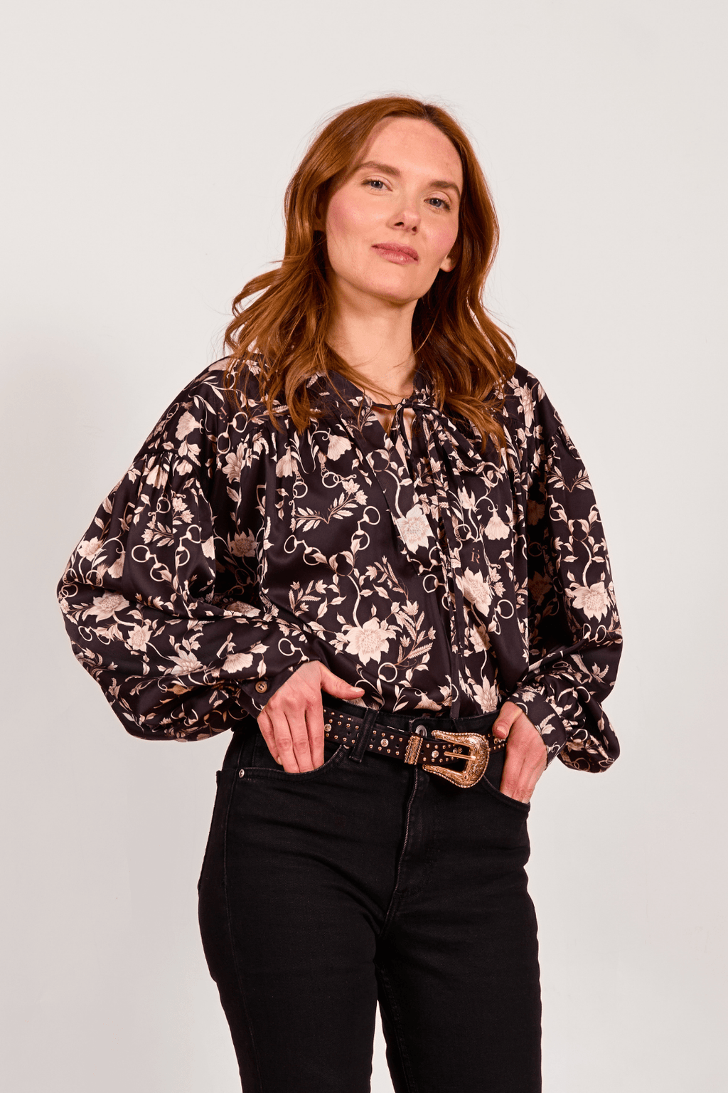 Chantilly Sateen Blouse