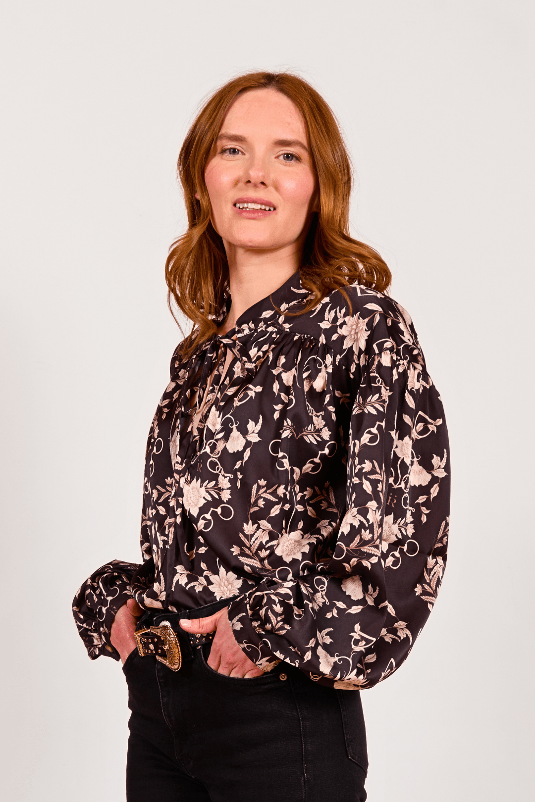 Chantilly Sateen Blouse