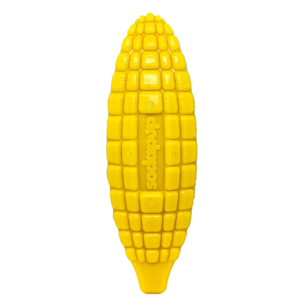 SodaPup Corn on the Cob Nylon Dog Toy for Aggressive Chewers United States Made