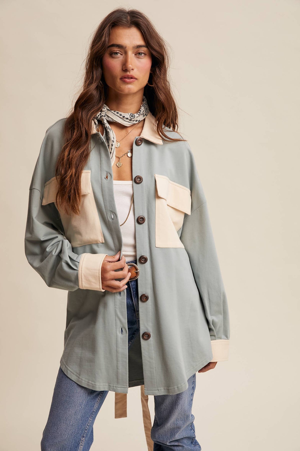 “Blair” Belted Jacket