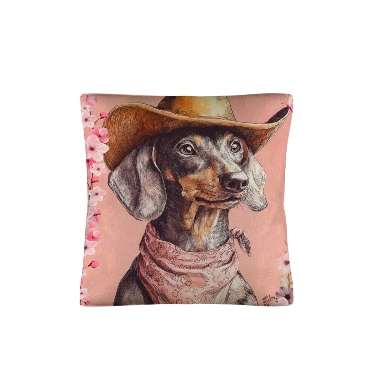 Baha Ranch Danilo Painted Dachshund Pillow Case  Made in America