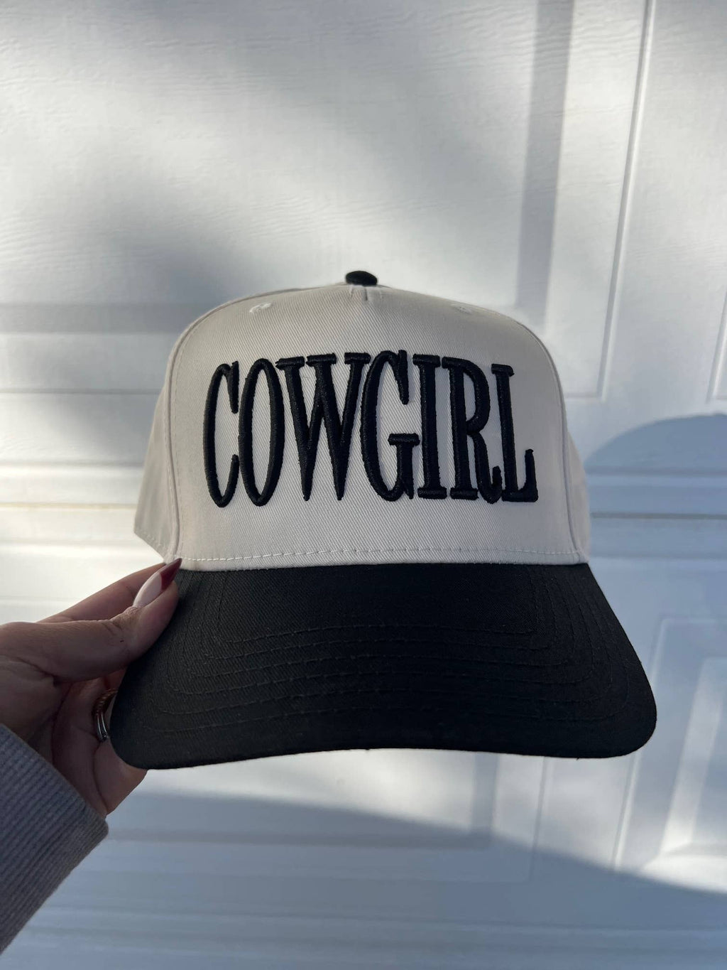 Cowgirl Embroidered Trucker Hat 