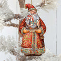 Santa's Nostalgic Rocking Horse Wooden Ornaments by G. Debrekht - Christmas Santa Snowman Decor - 8691414