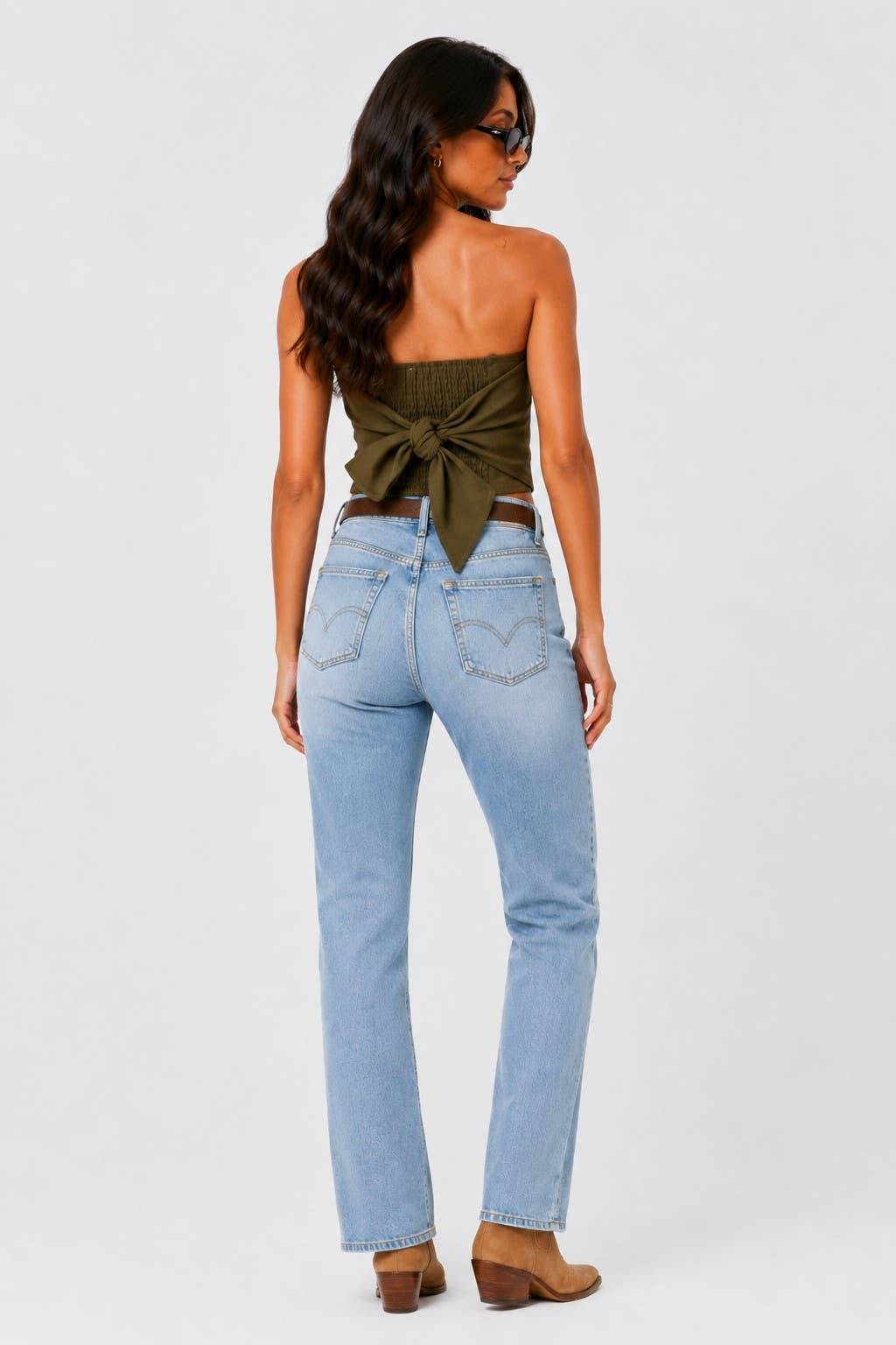 Sagebrush Stitch Tube Top