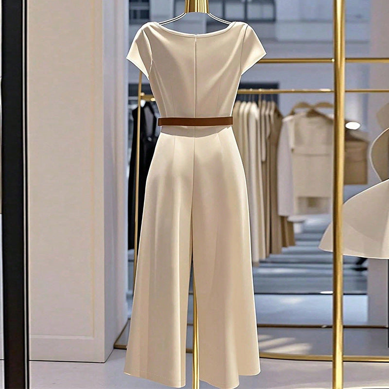 Elegant Satin Jumpsuit