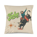 Baha Ranch The Last Roundup Yeehaw Throw Pillow Cover 18 x 18 Inch