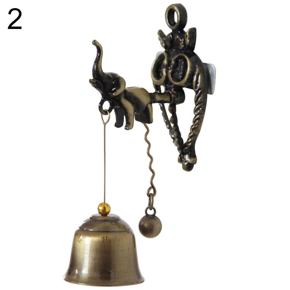 Decorative Shopkeeper Bells Antique/Vintage Horse Elephant Owl Shaped Bell Good Luck Doorbell Hanging Door Decor Room Decoration Gift Gifts For Office Entrance Front Porch Door Dinner Bell Garden Home Dinner Bells