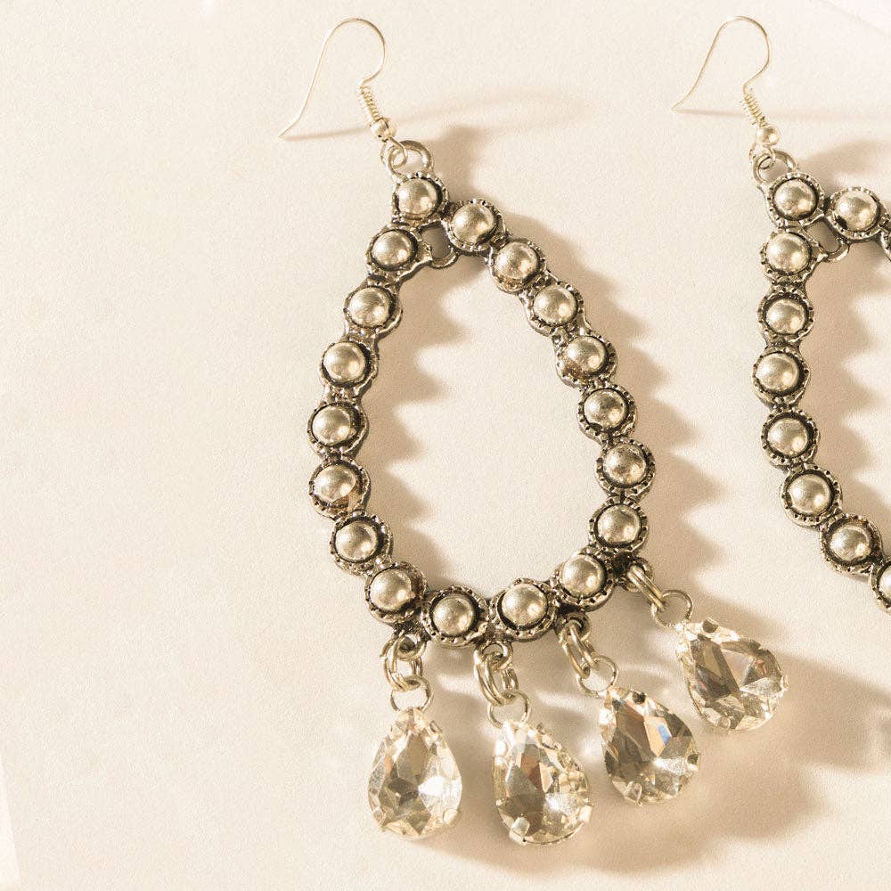 Desert Gala Earrings in Stardust Silver