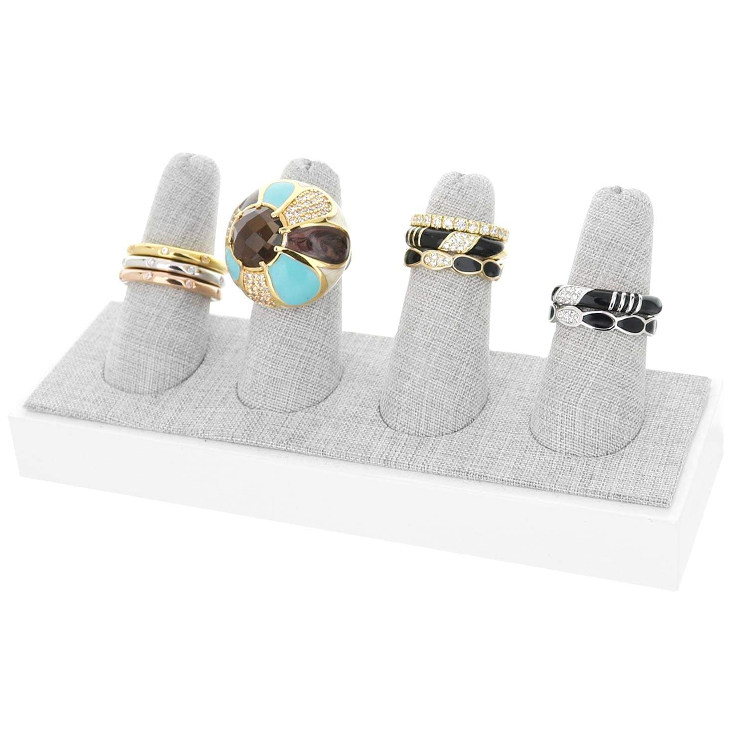 Four Finger Ring Display
