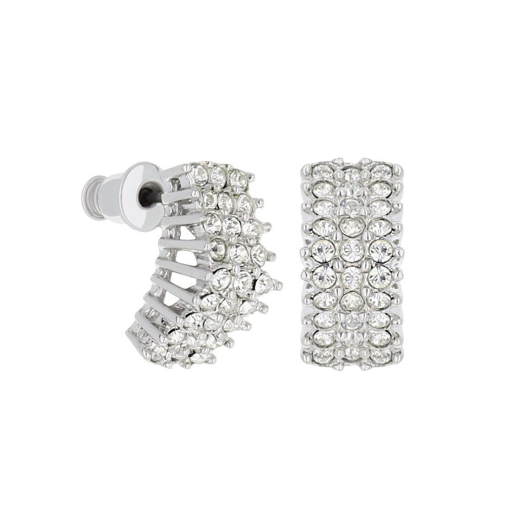 Pave Cz Design Earring