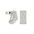 Pave Cz Design Earring
