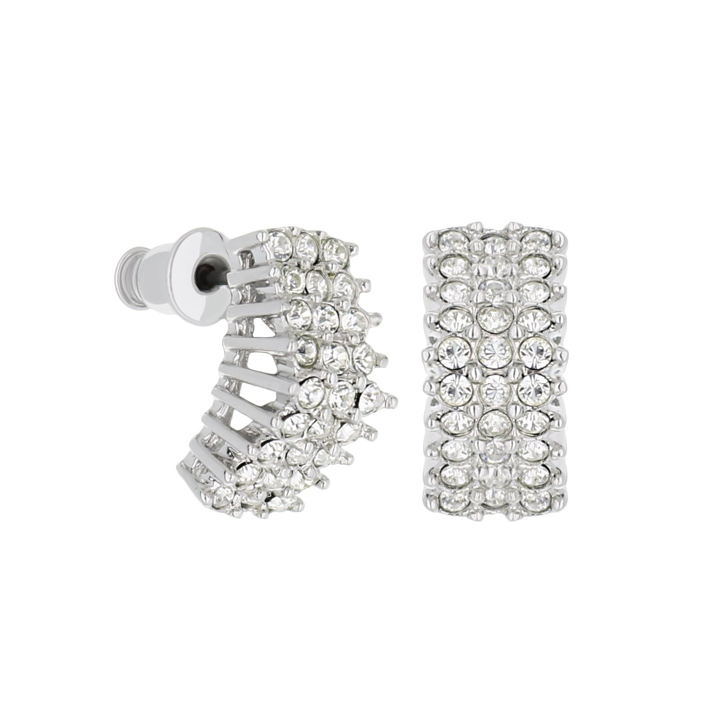 Pave Cz Design Earring