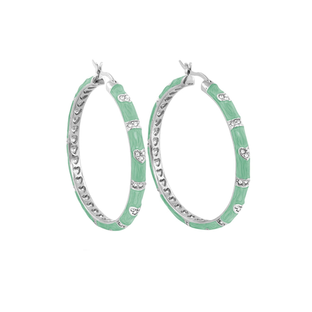 Pave Love Earrings