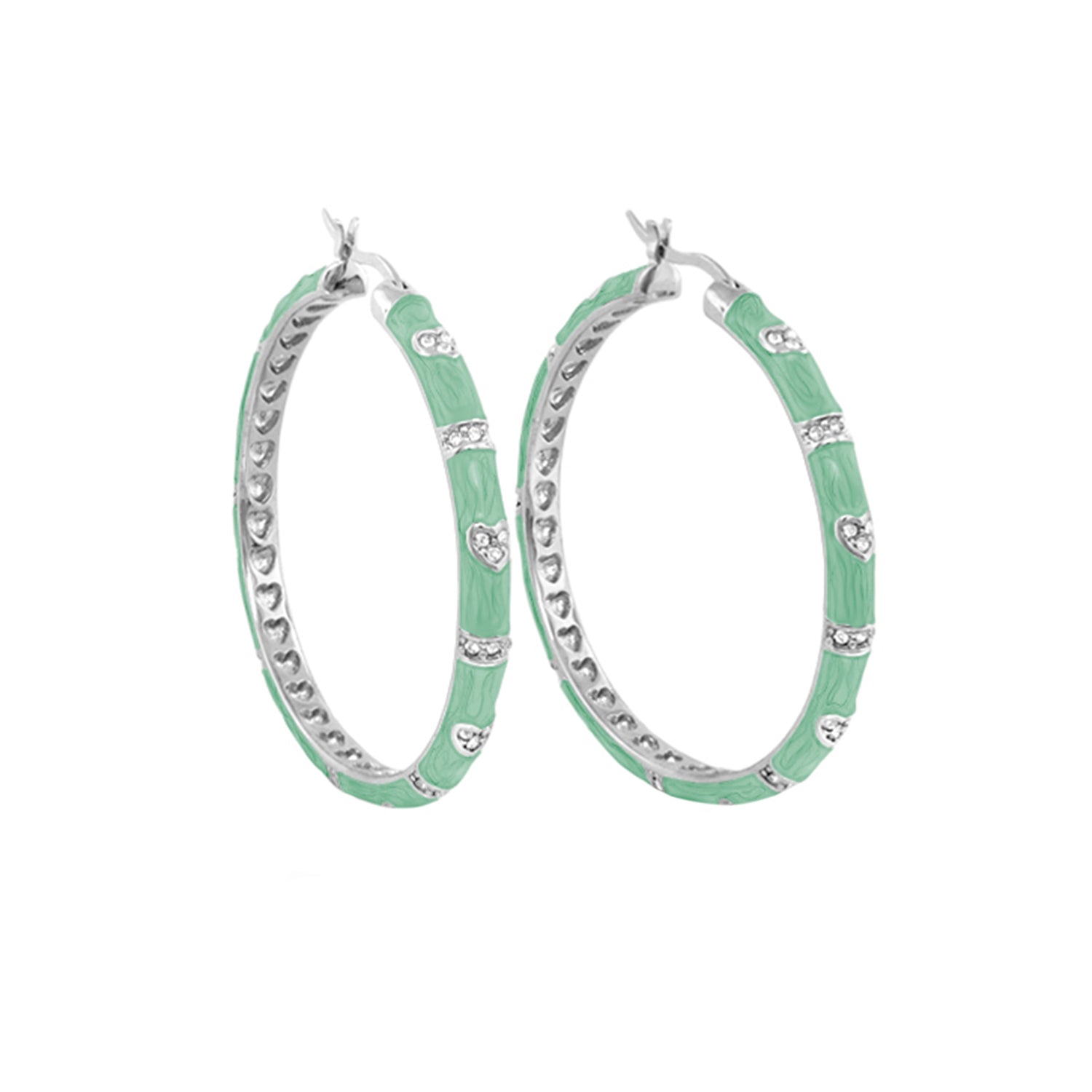 Pave Love Earrings