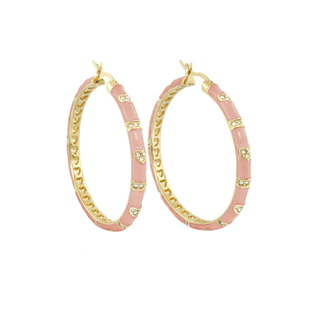 Pave Love Earrings