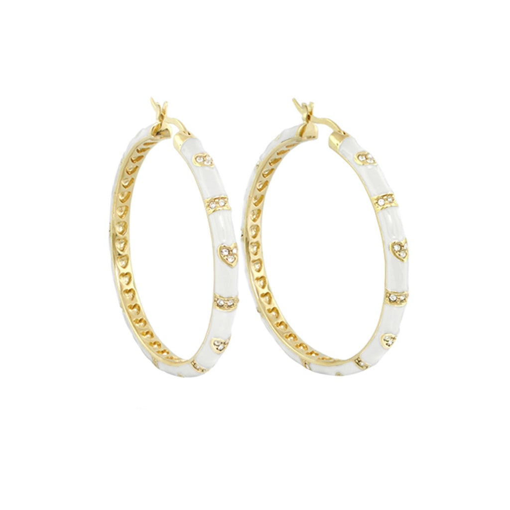 Pave Love Earrings