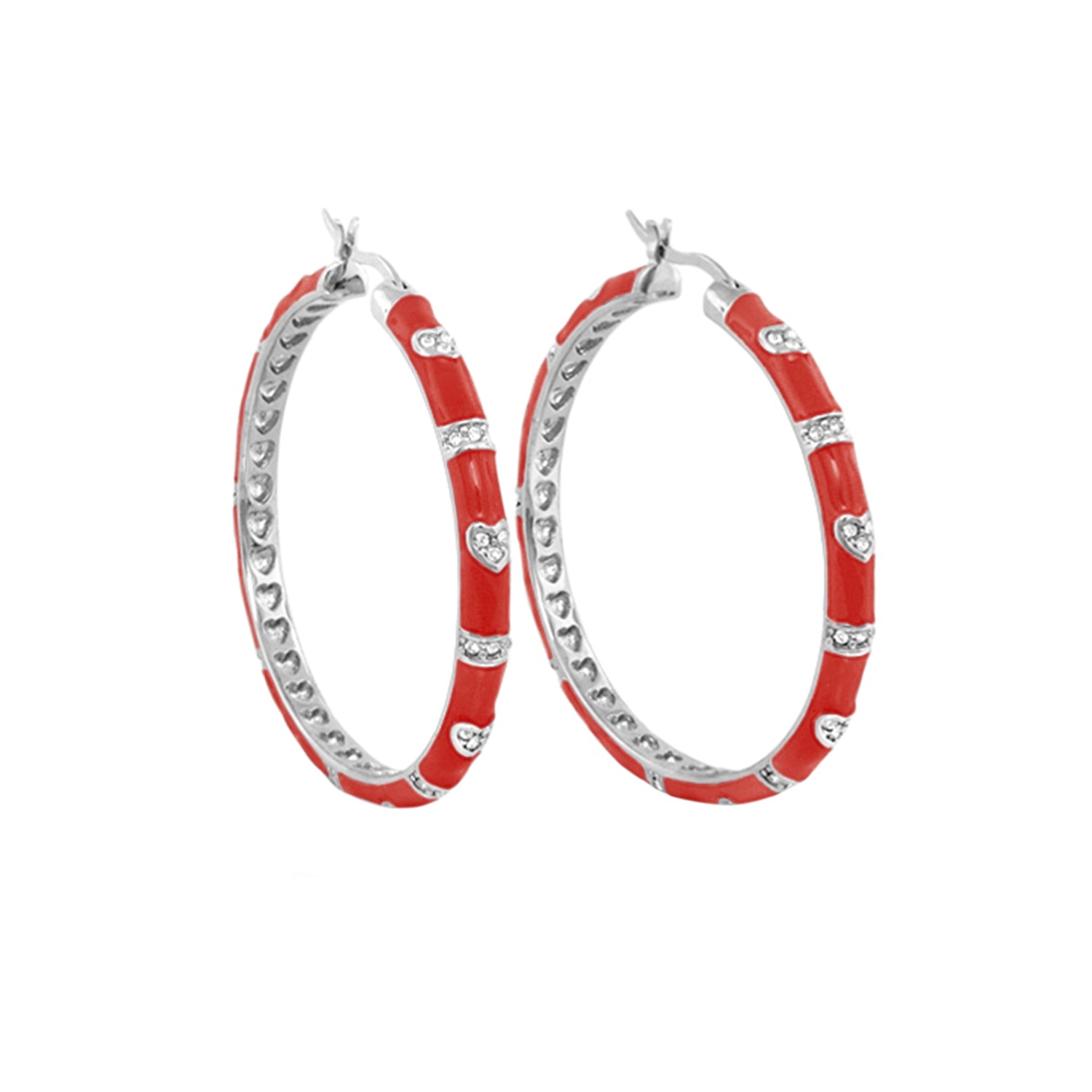 Pave Love Earrings