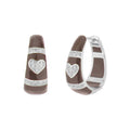 Pave Love Earrings