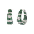 Pave Love Earrings