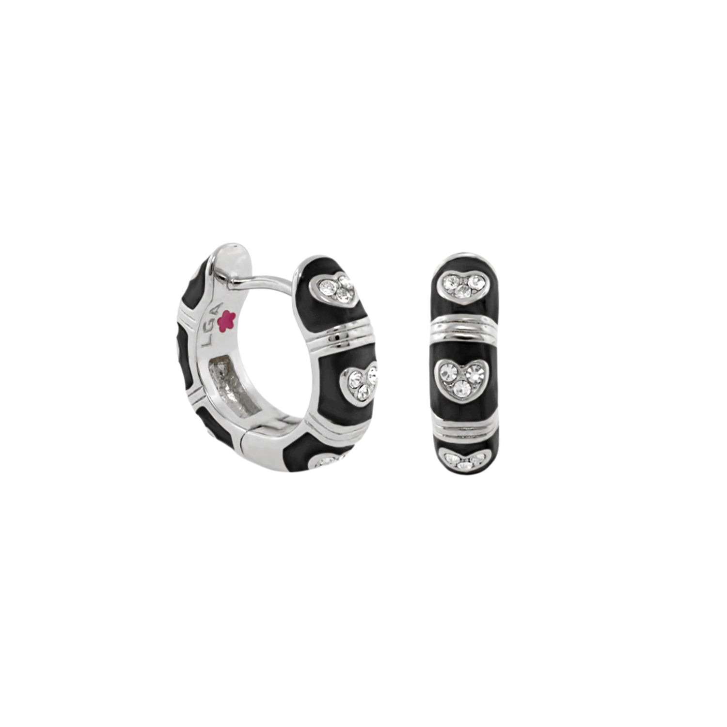 Pave Love Earrings