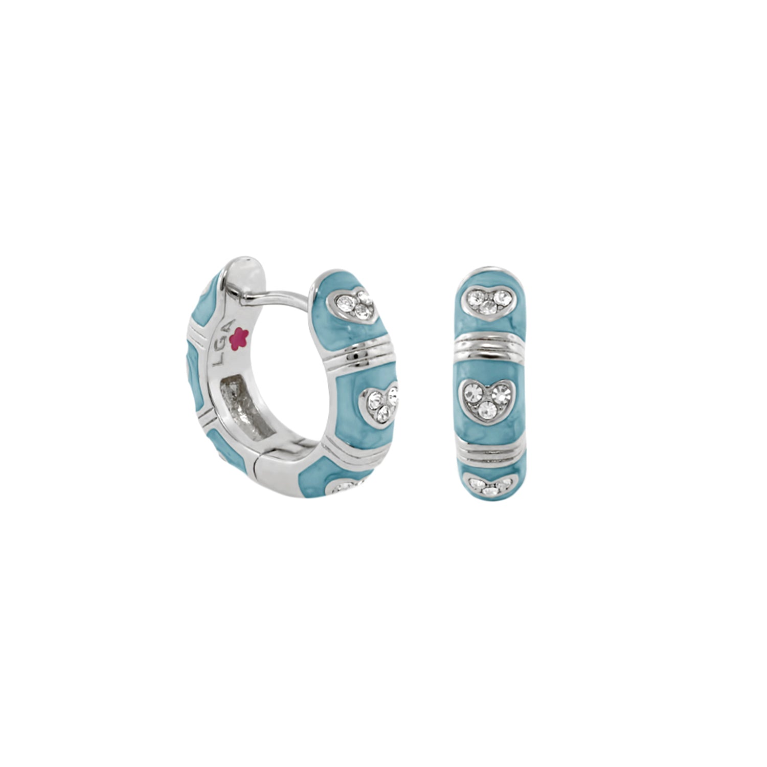 Pave Love Earrings