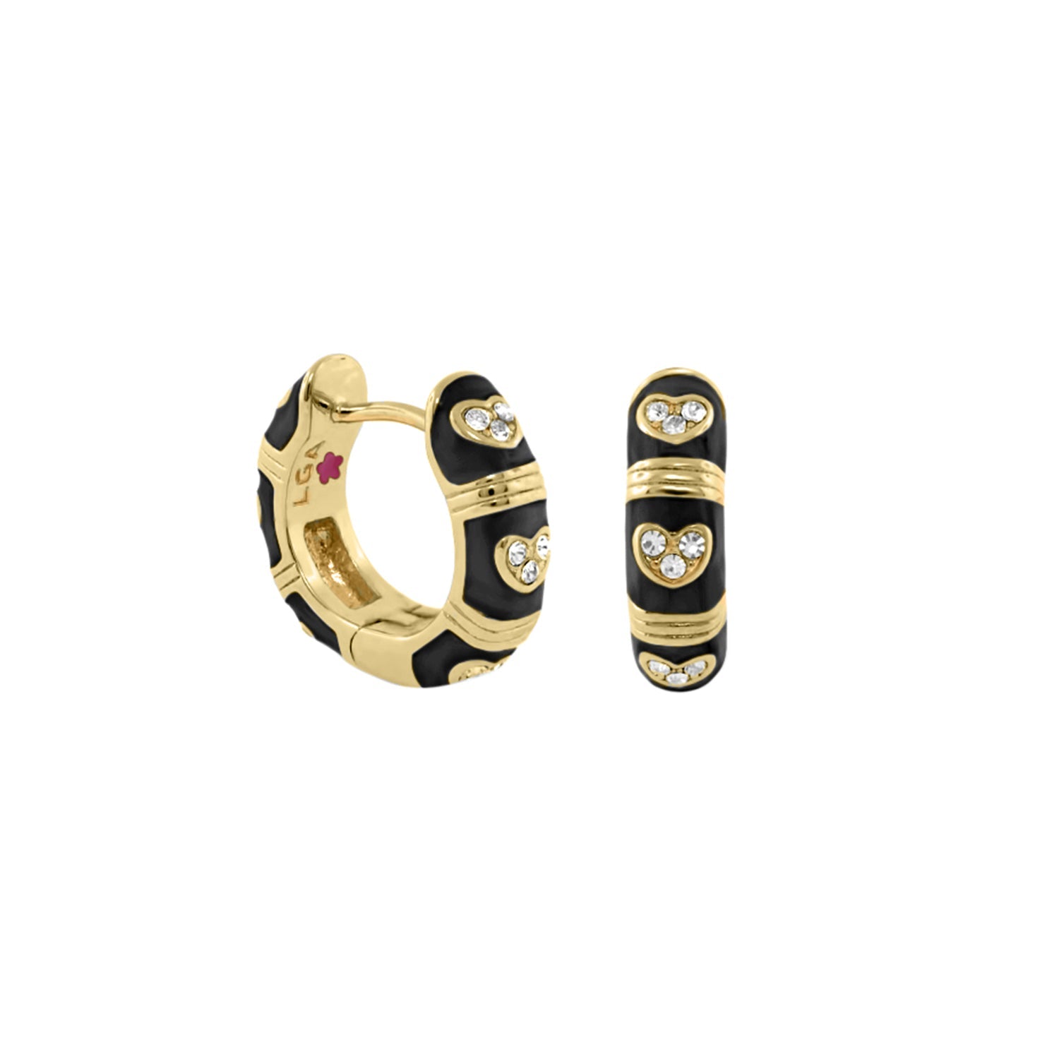 Pave Love Earrings