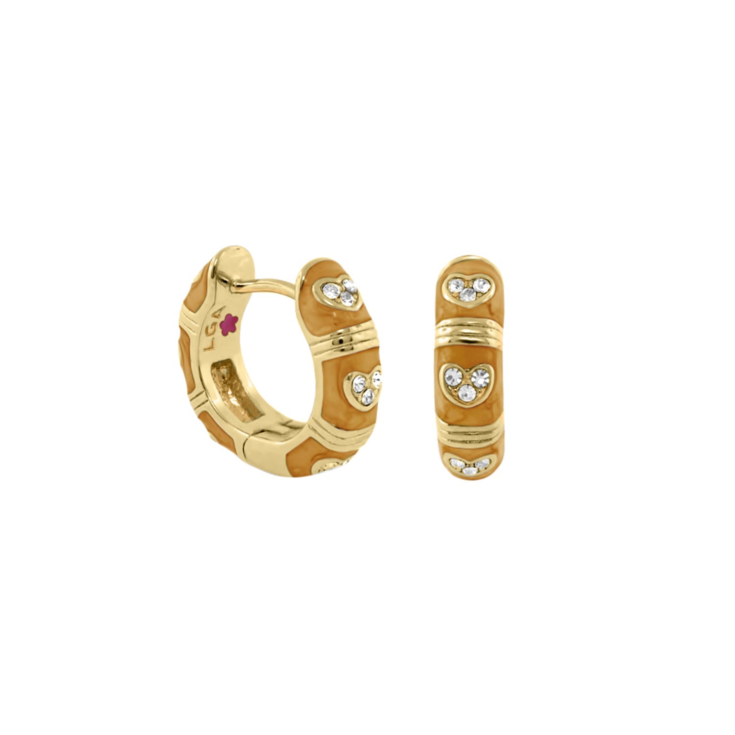Pave Love Earrings