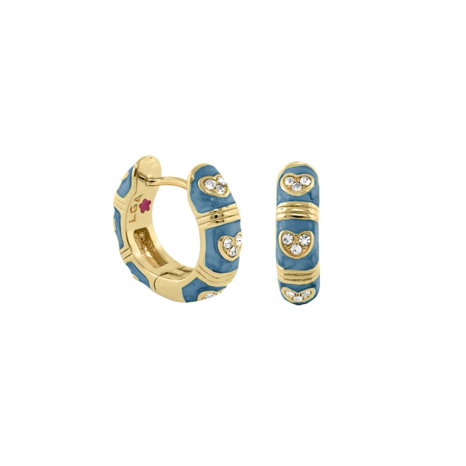 Pave Love Earrings