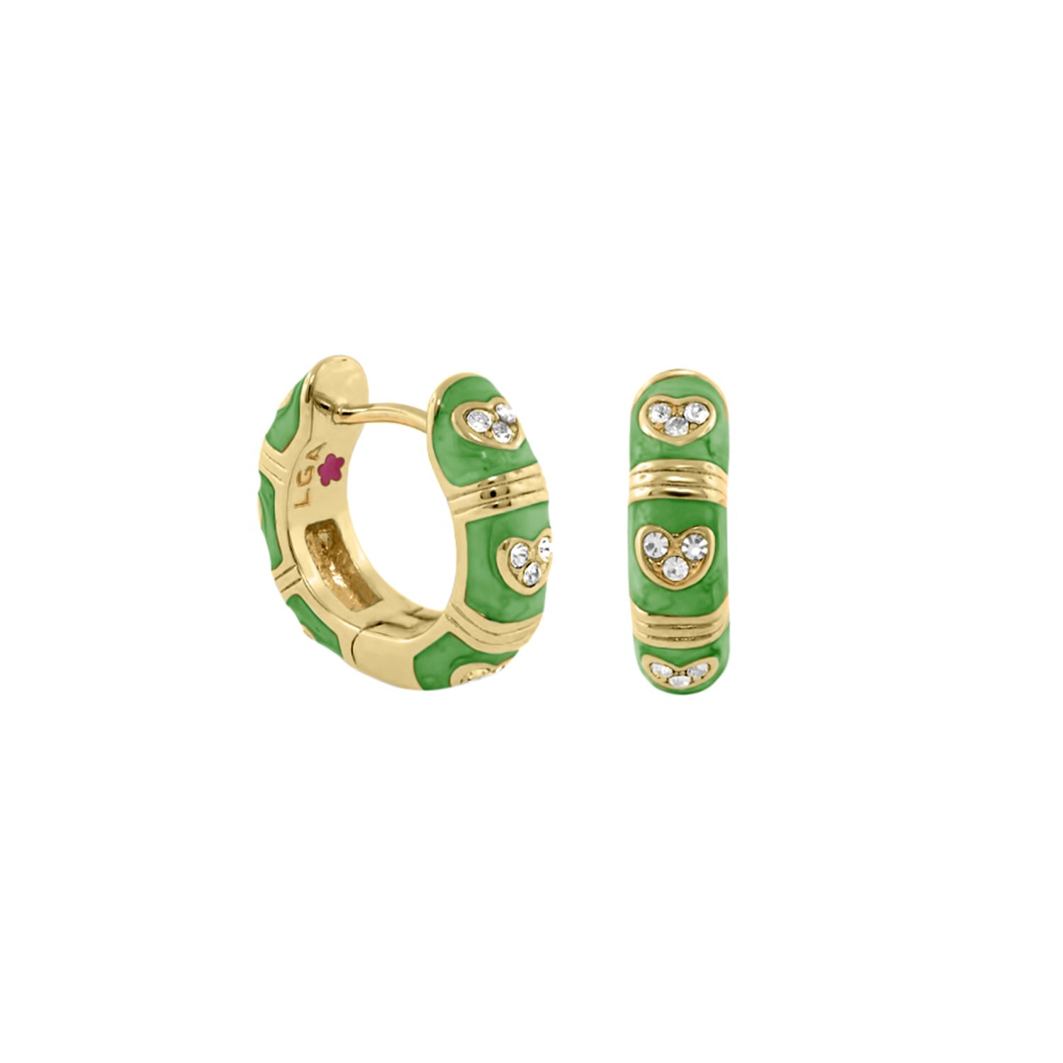 Pave Love Earrings