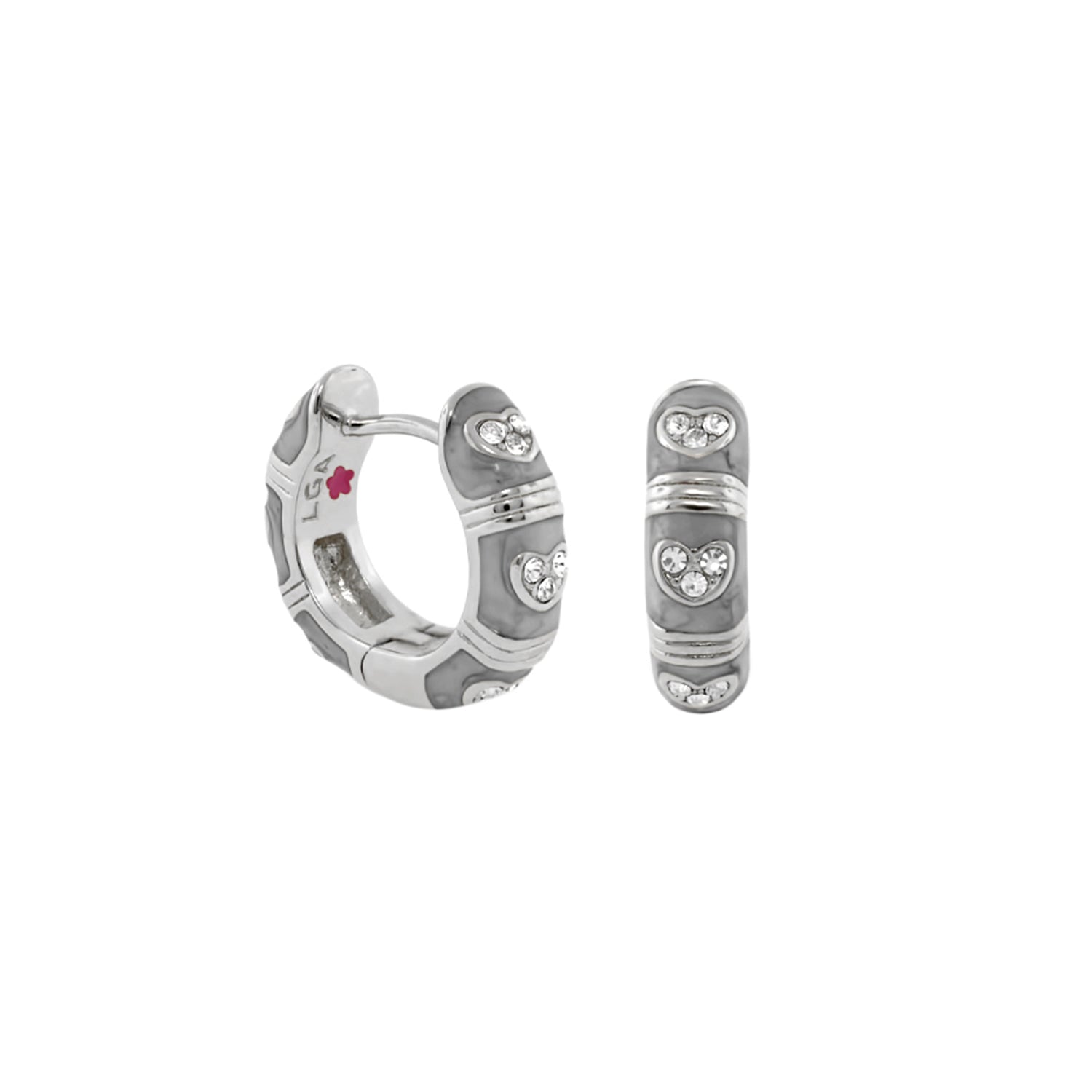 Pave Love Earrings