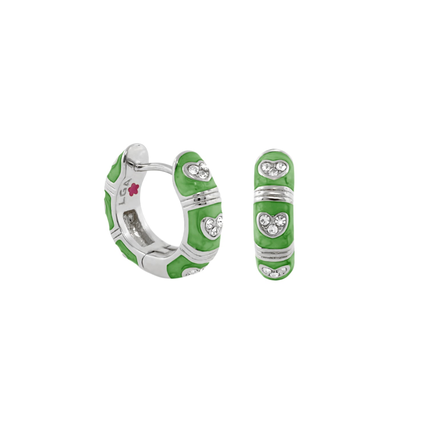 Pave Love Earrings