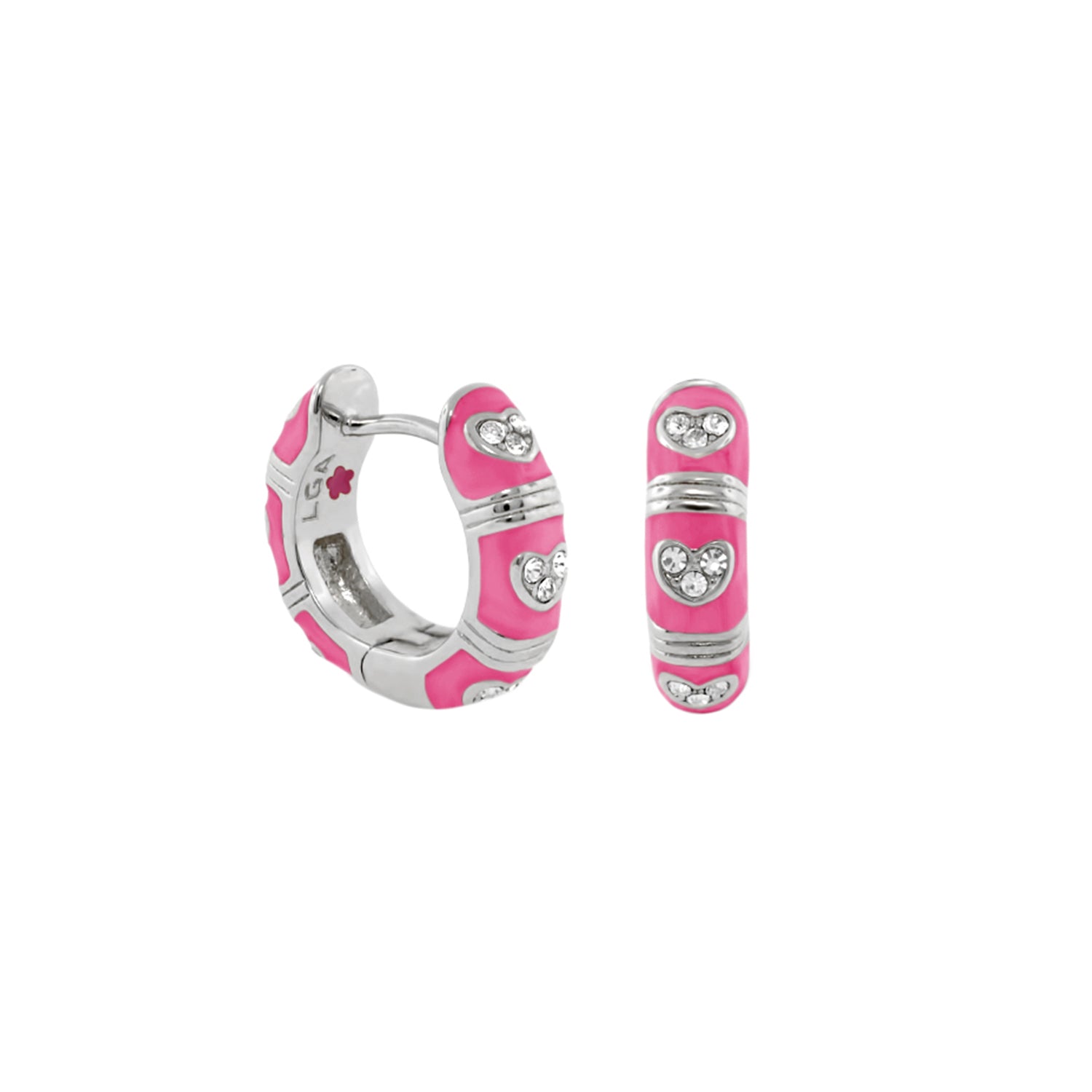 Pave Love Earrings