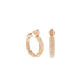 Pave Hoop Earrings
