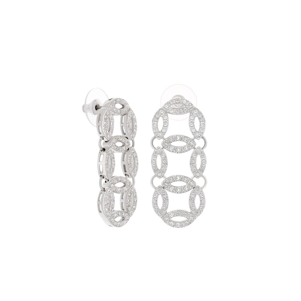 Pave Drop Earrings