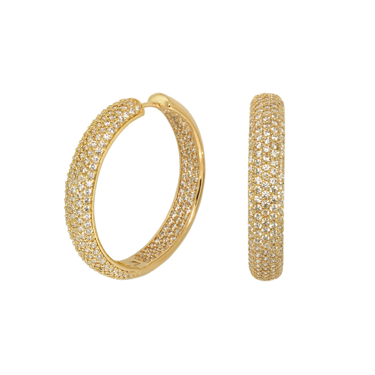 Glamour Pave Earrings