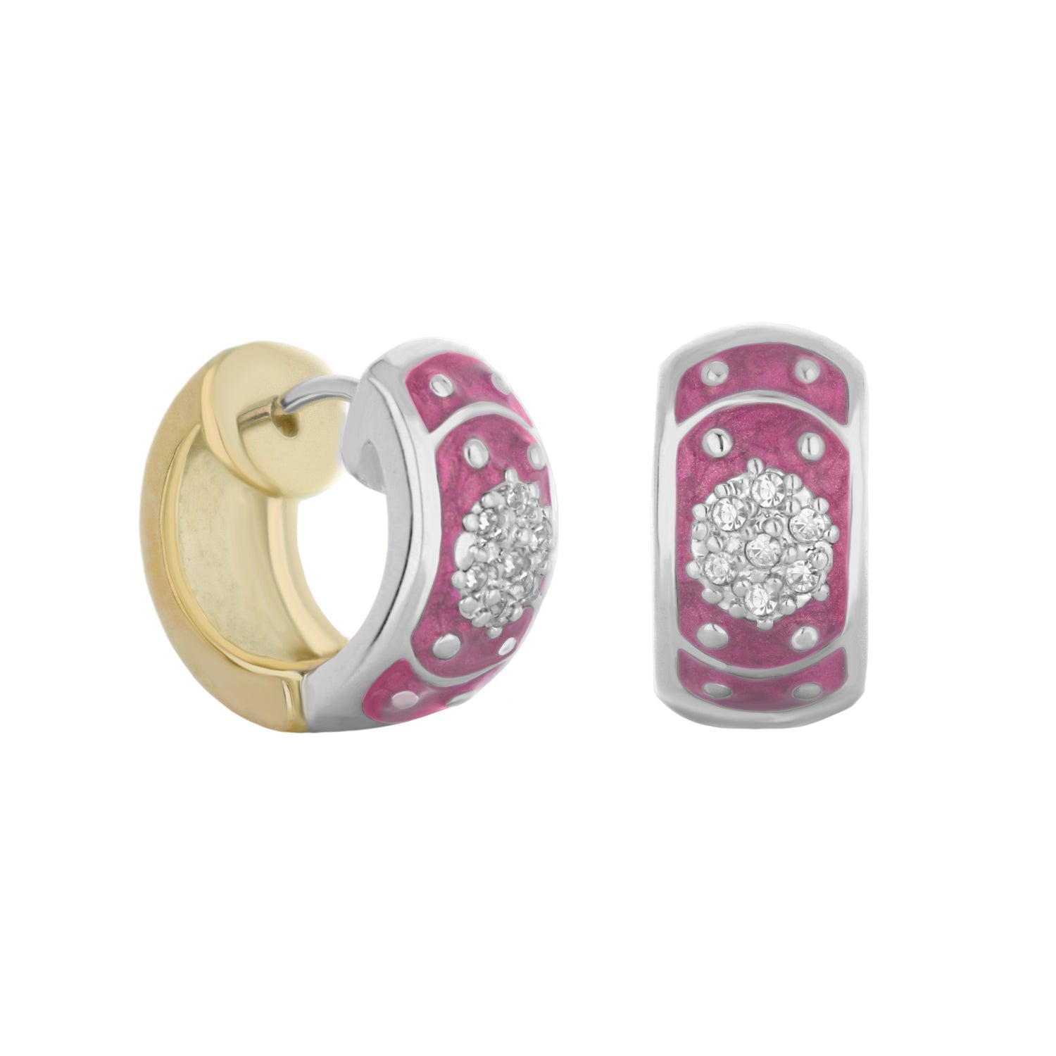 Enamel Crystal Huggies