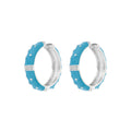 Polka Dot Enamel Earrings