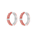 Polka Dot Enamel Earrings